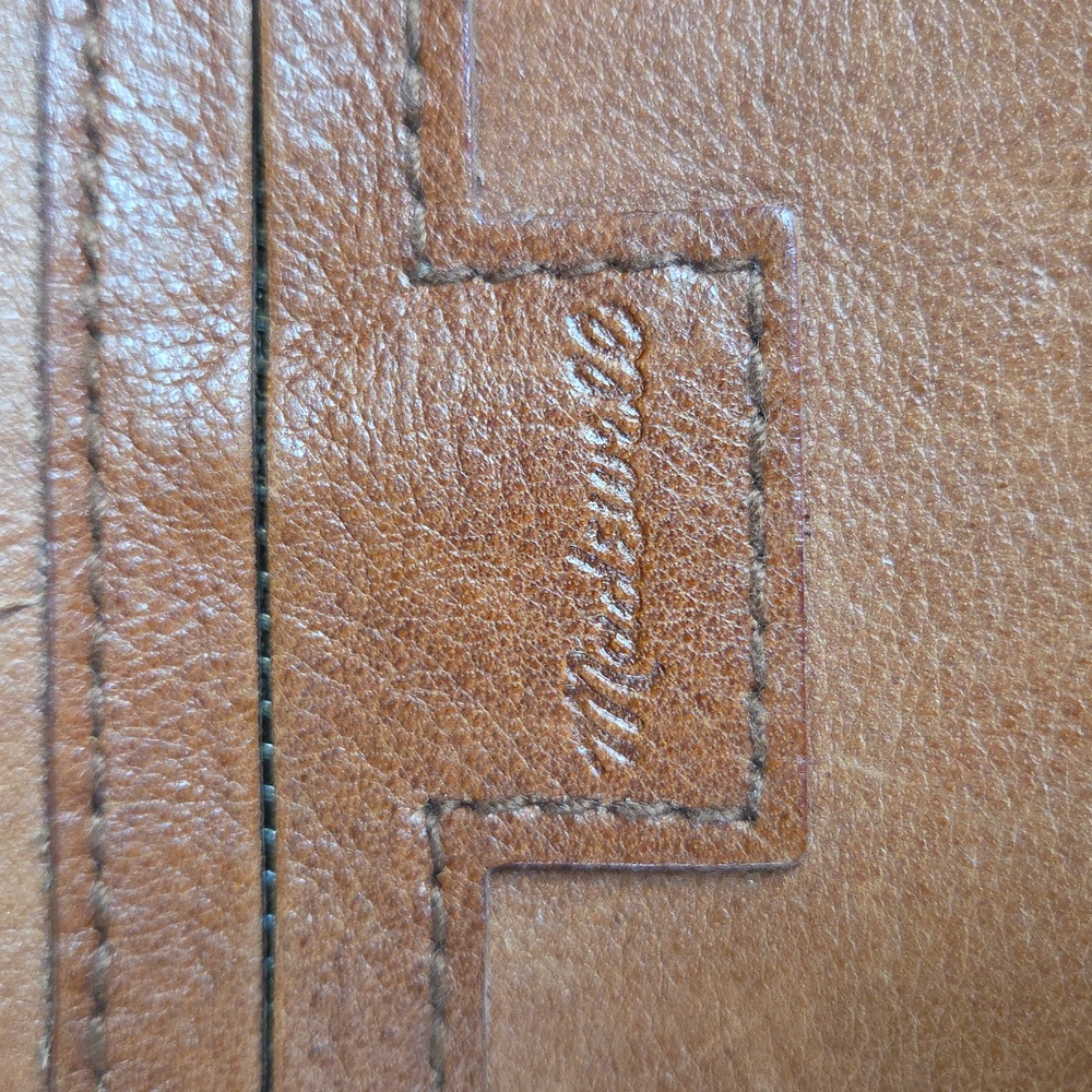 Madewell Brown Leather Bucket Bag - Picture 8 of 14